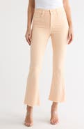 AG Farrah High Waist Raw Hem Crop Bootcut Jeans