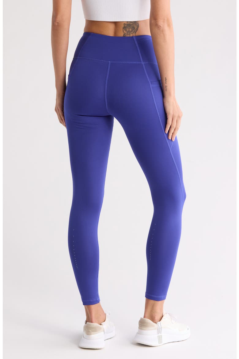 Fleece Lined Pocket Leggings, Alternate, color, BLUE CLEMATIS