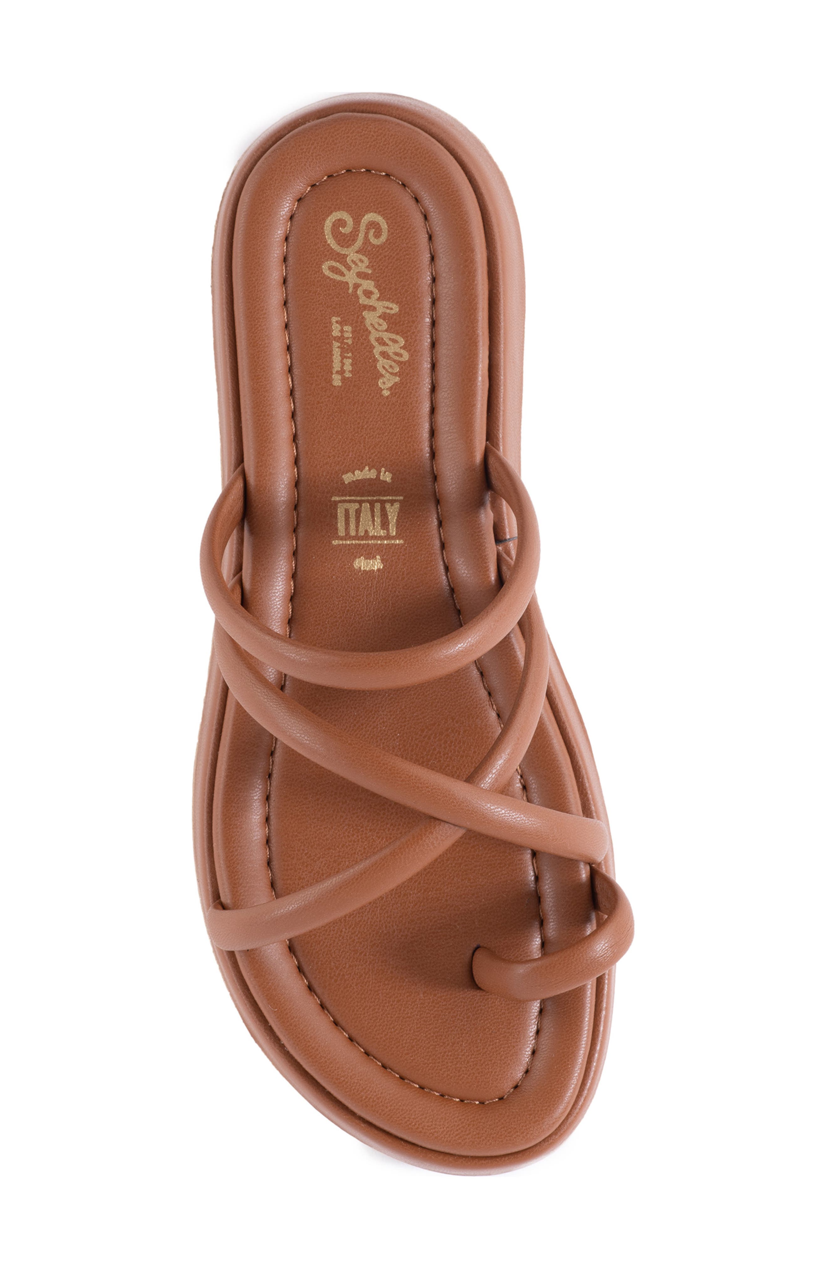 Seychelles Rule the World Platform Wedge Slide Sandal, Alternate, color, Tan