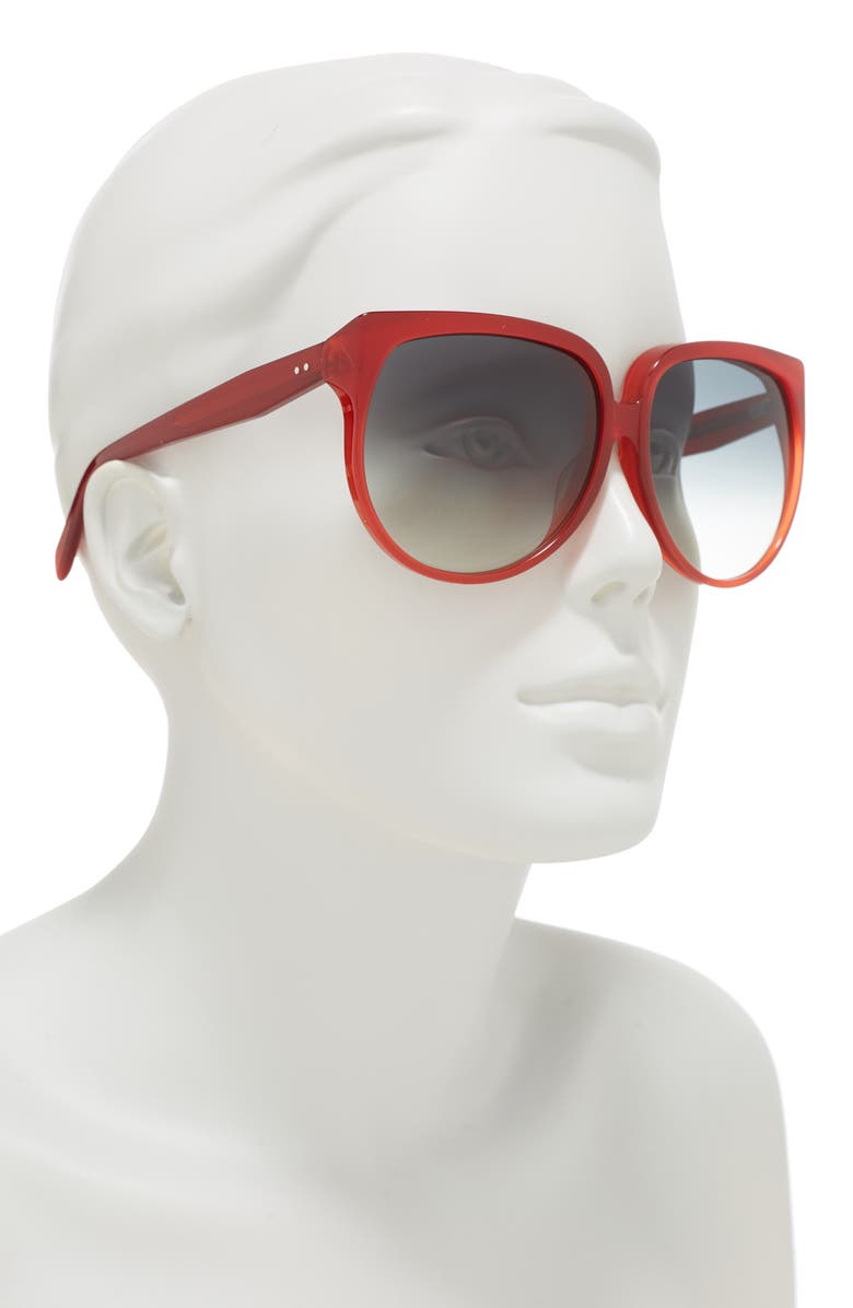 CELINE 63mm Rounded Sunglasses, Alternate, color,