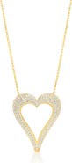 SHYMI Cutout Heart Pendant Necklace