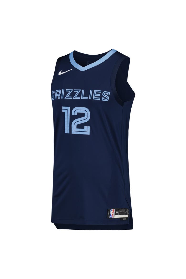 Men's Nike Ja Morant Navy Memphis Grizzlies Authentic Jersey - Icon Edition, Alternate, color, Navy