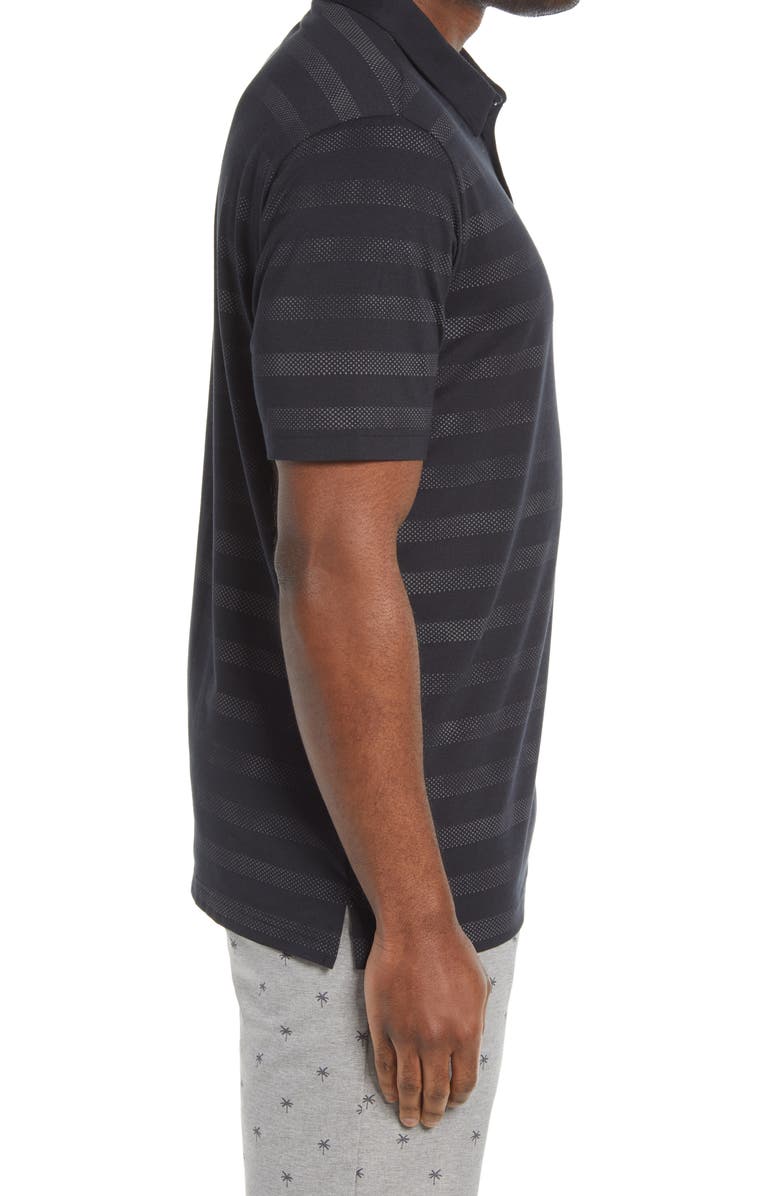 TravisMathew Heater Stripe Short Sleeve Performance Polo, Alternate, color,
