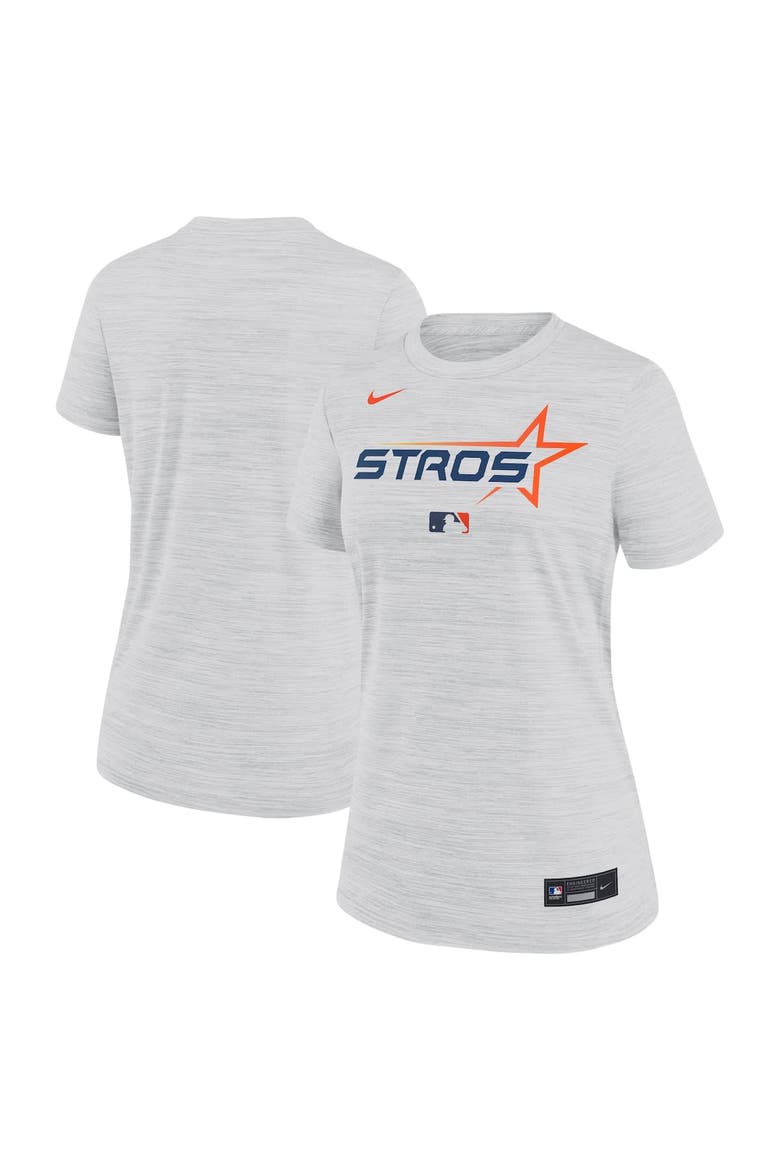 Women's Nike  White Houston Astros 2025 City Connect Authentic Collection Velocity Performance T-Shirt, Alternate, color, White