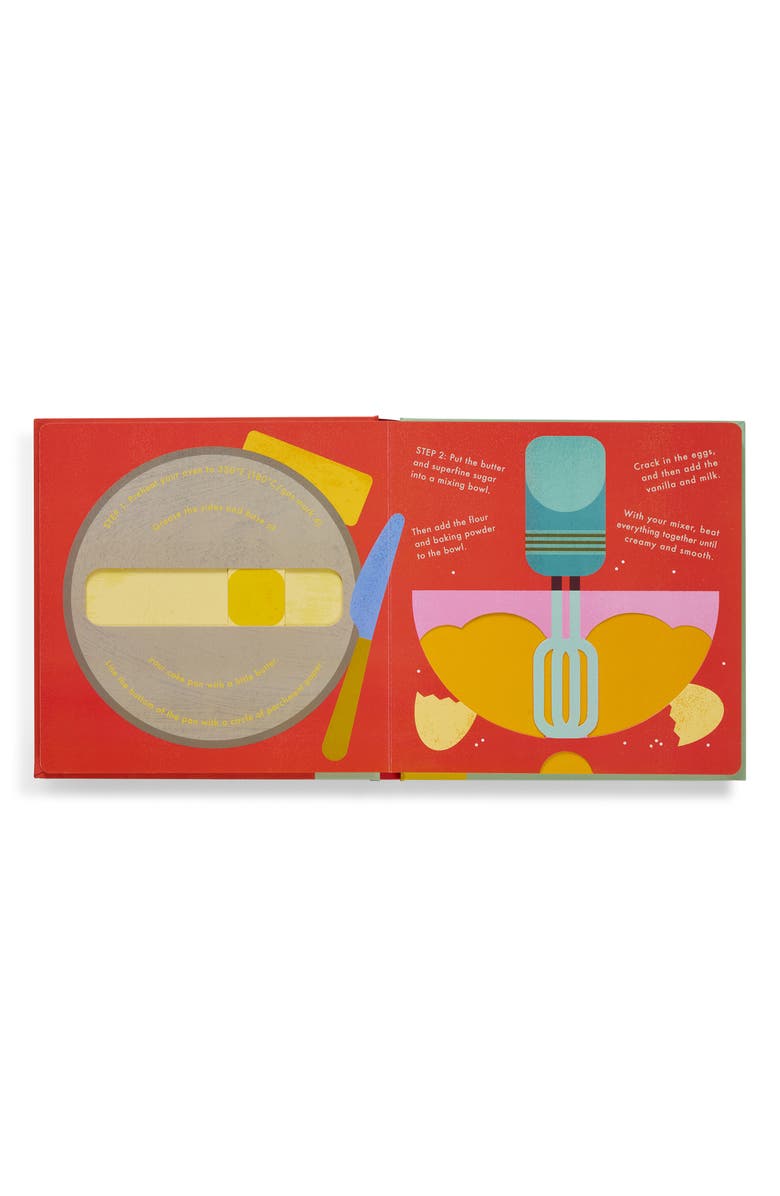 Phaidon Press 'Cake!: An Interactive Recipe Book' Board Book, Alternate, color, Pink Multi