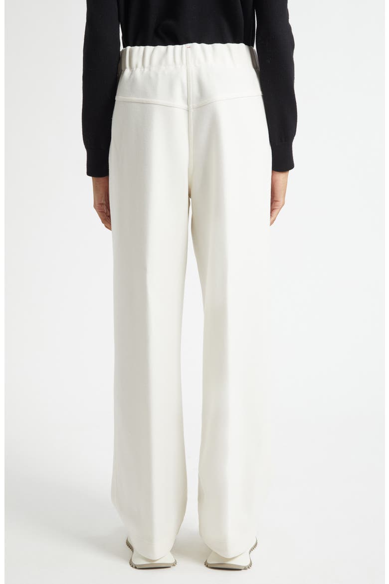 Pintuck Track Pants, Alternate, color, WHITE