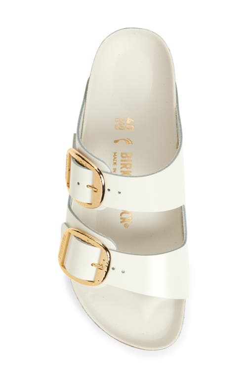 BIRKENSTOCK BIRKENSTOCK ARIZONA HAMMERED BIG BUCKLE SLIDE SANDAL