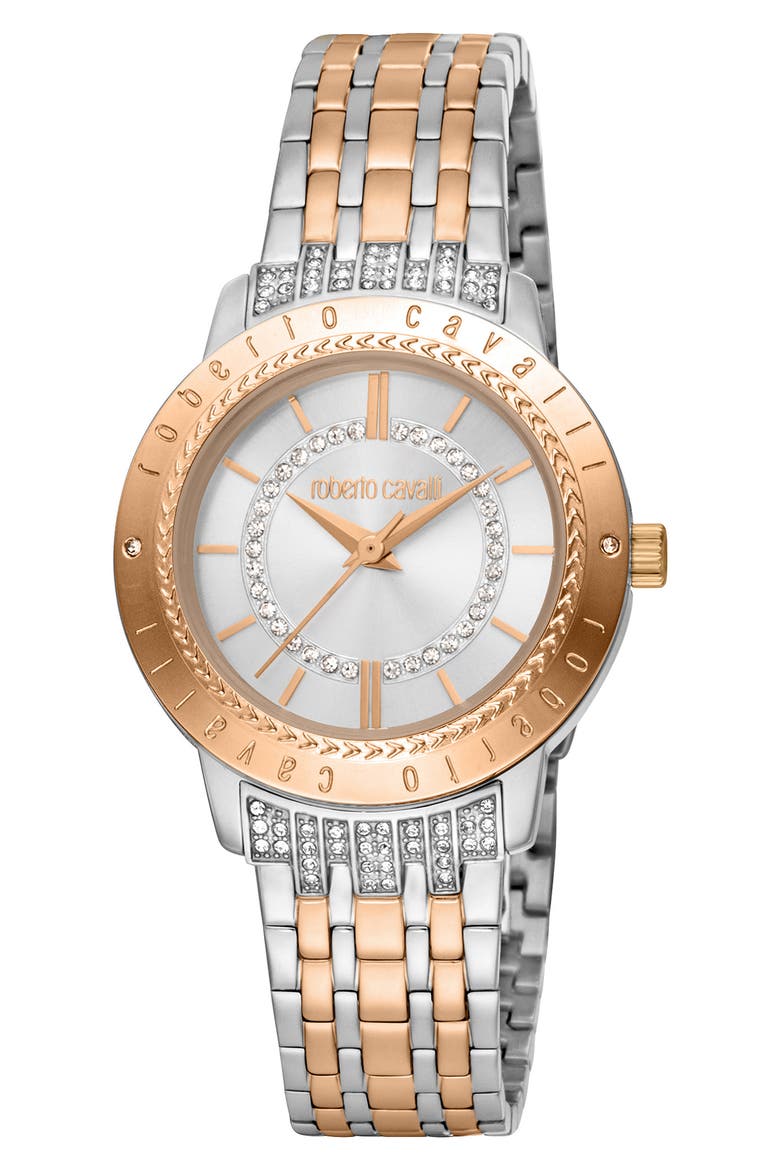 Mother-of-Pearl Dial Watch, 32mm, Main, color, TWO TONE