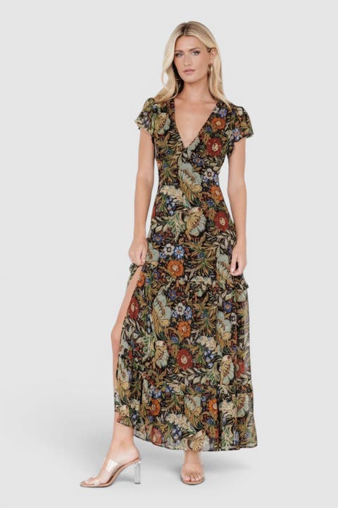 Riverwood Deep V Maxi Dress