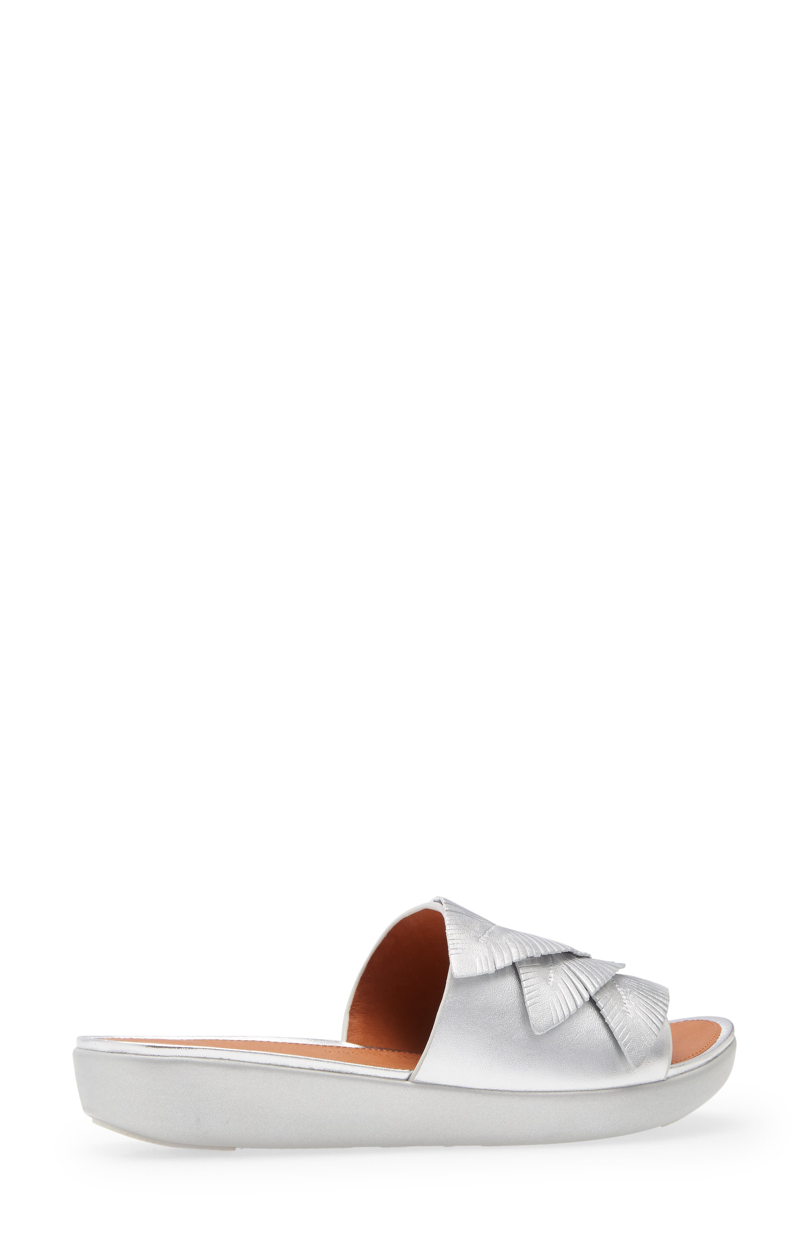 Sola Slide Sandal, Alternate, color, SILVER