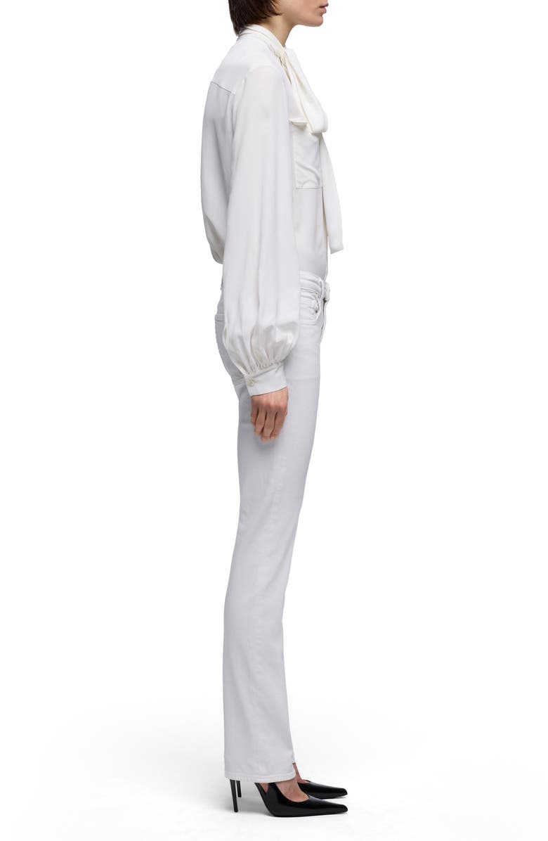 7 For All Mankind The Slim Skinny Leg Jeans, Alternate, color, Pure White