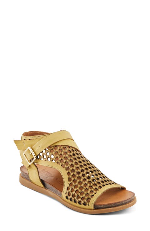 N°21 Women Sandals 23ECPXNV15010X013 Yellow N°21 Woman Sandals Yellow Size 11 Soft Leather | ModeSens