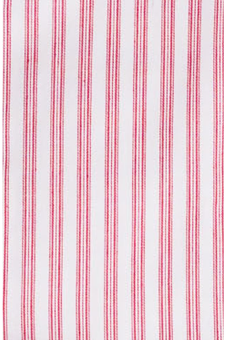 Antique Ticking Pajamas, Alternate, color, RED