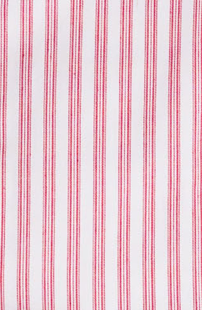 Petite Plume Kids' Red Ticking Two-Piece Pajamas, Alternate, color, Red