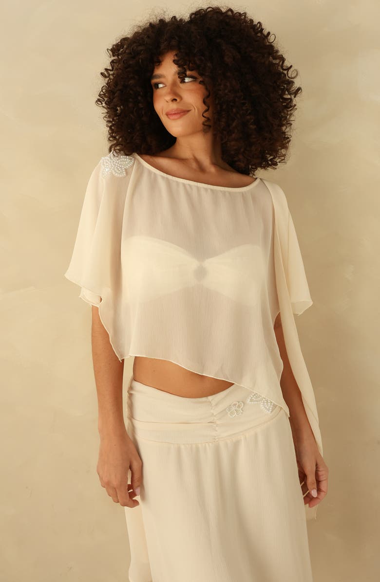 Dippin Daisys Borrowed Bliss Top, Alternate, color, Dove