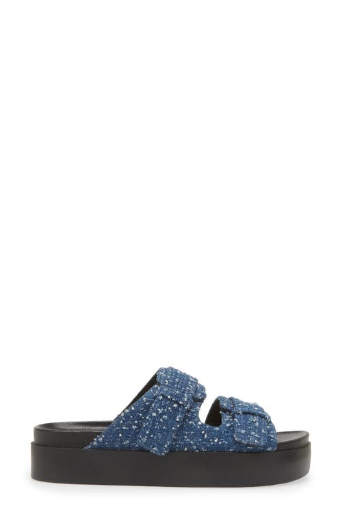 Rag & Bone Women's Geo Denim Platform Sandals In Midtweed