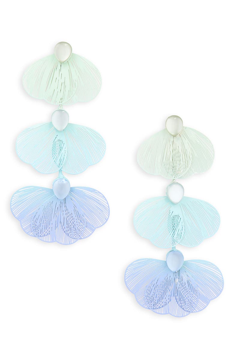 Ombré Petal Drop Earrings