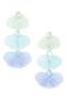 Ombré Petal Drop Earrings