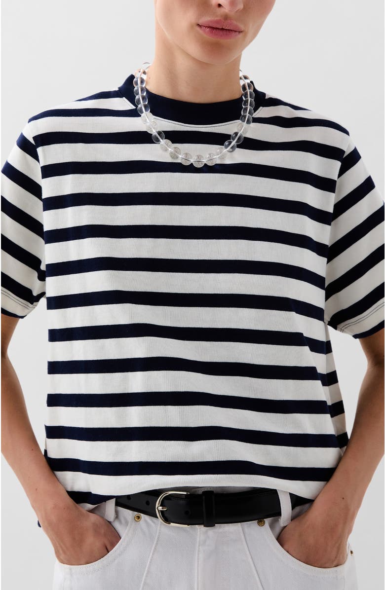 Scalpers Heavy Solid Tee, Main, color, Navystripes