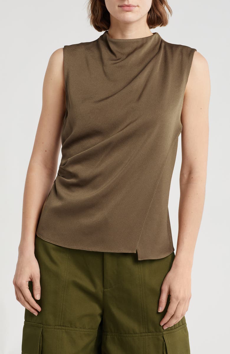 A.L.C. Amira Sleeveless Top, Main, color, Aged Bronze