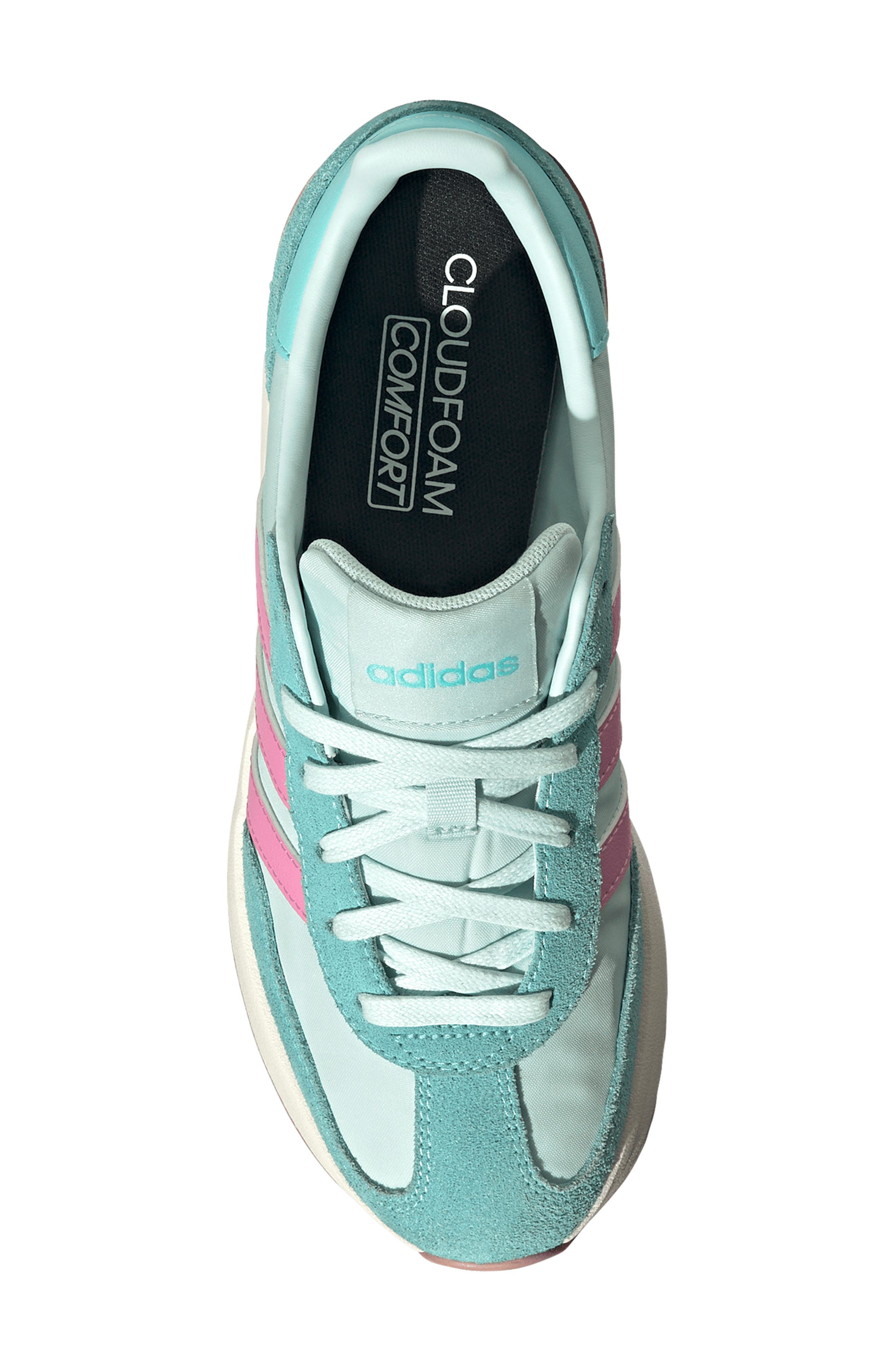 adidas Run '70s 2.0 Sneaker, Alternate, color, Mint/ Pink/ Off White