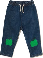 Mon Coeur Patch Denim Joggers