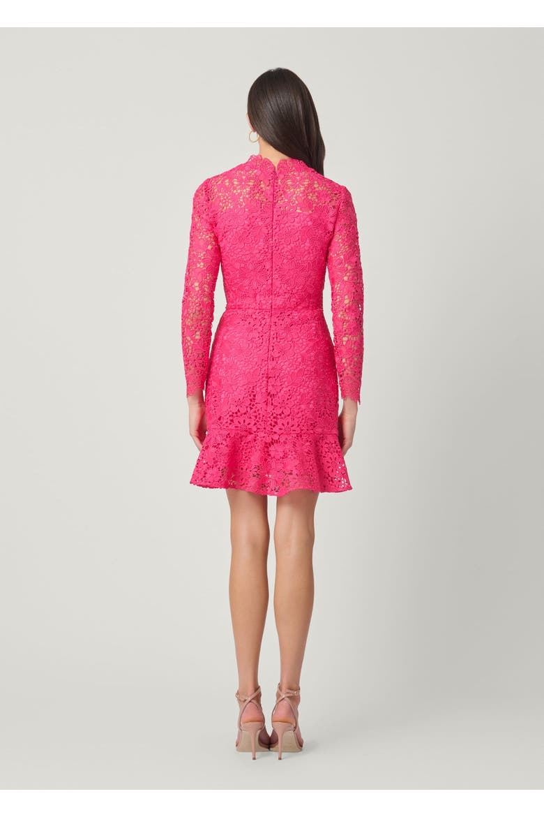 Gracie St. James Lace Dress, Alternate, color, Magenta
