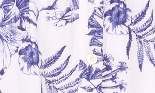 Cece Floral Tiered Cotton Midi Shirtdress