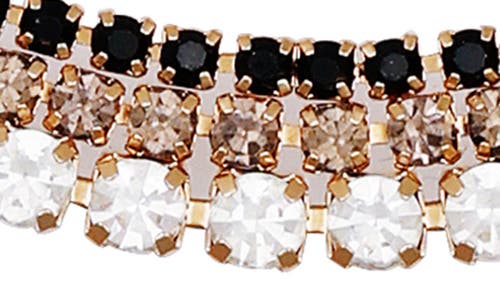 Vince Camuto Crystal Choker Necklace In Gold Tone