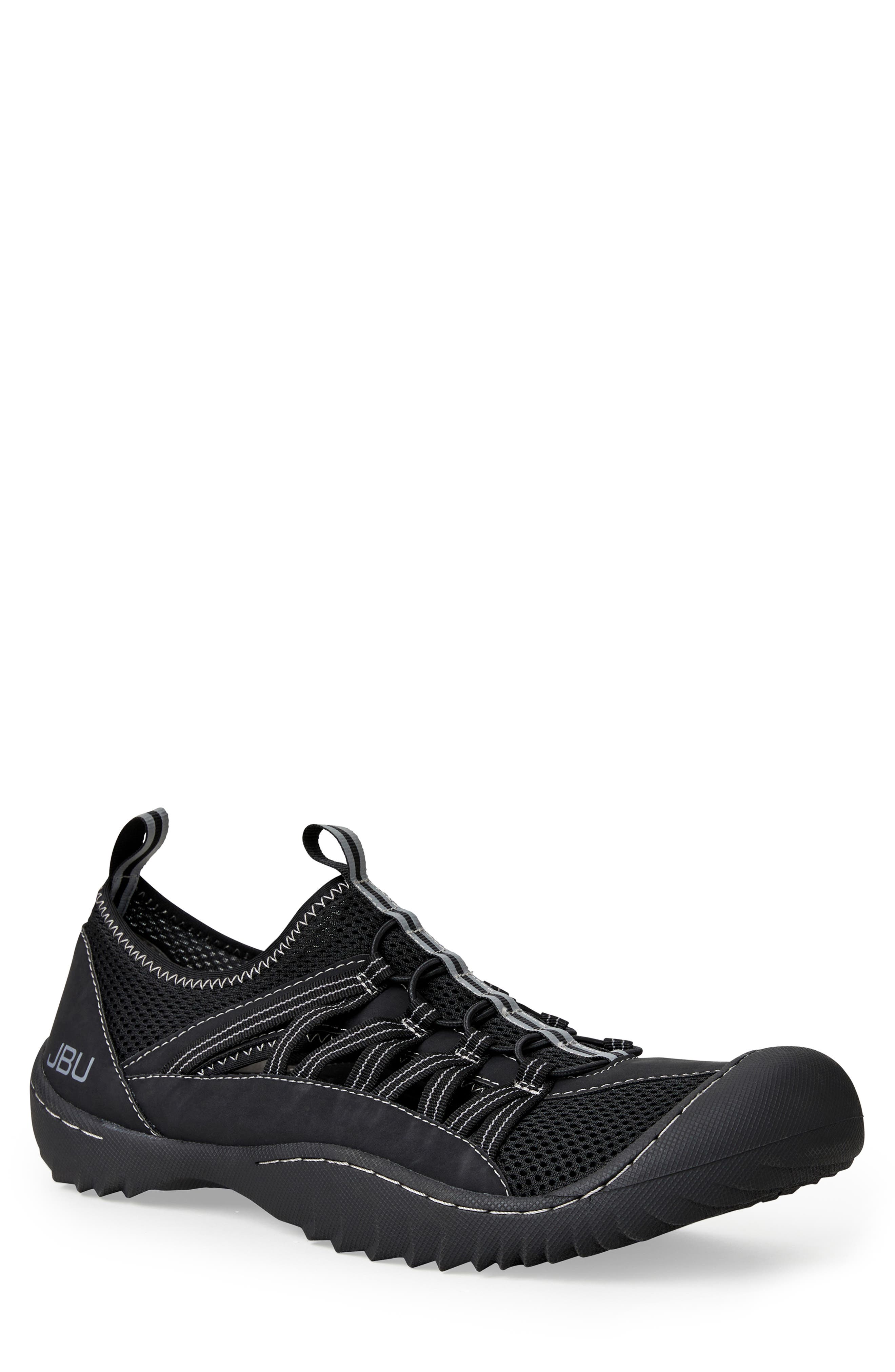 JBU Topsail Water Sneaker, Main, color, Black/Black