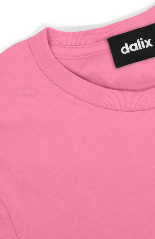 Dalix Womens Lil Peach Jersey Tee In Pink