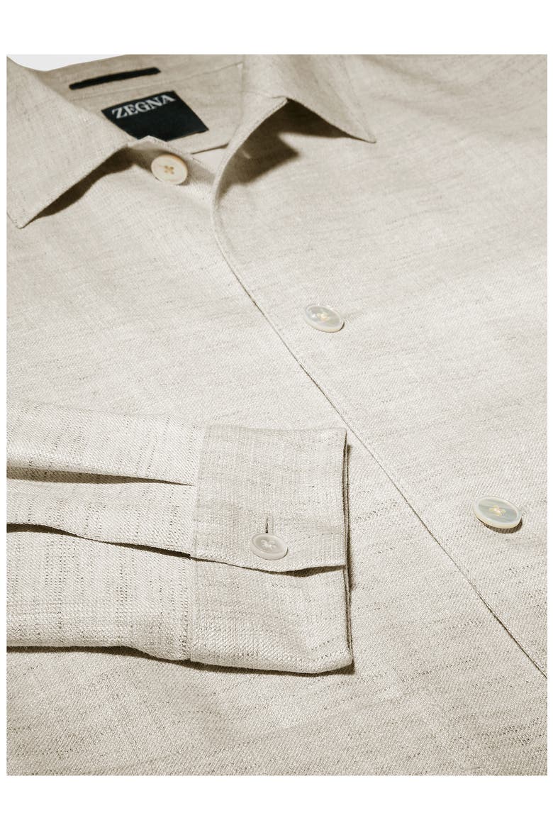 Silk & Linen Blend Chore Jacket, Alternate, color, NATURAL