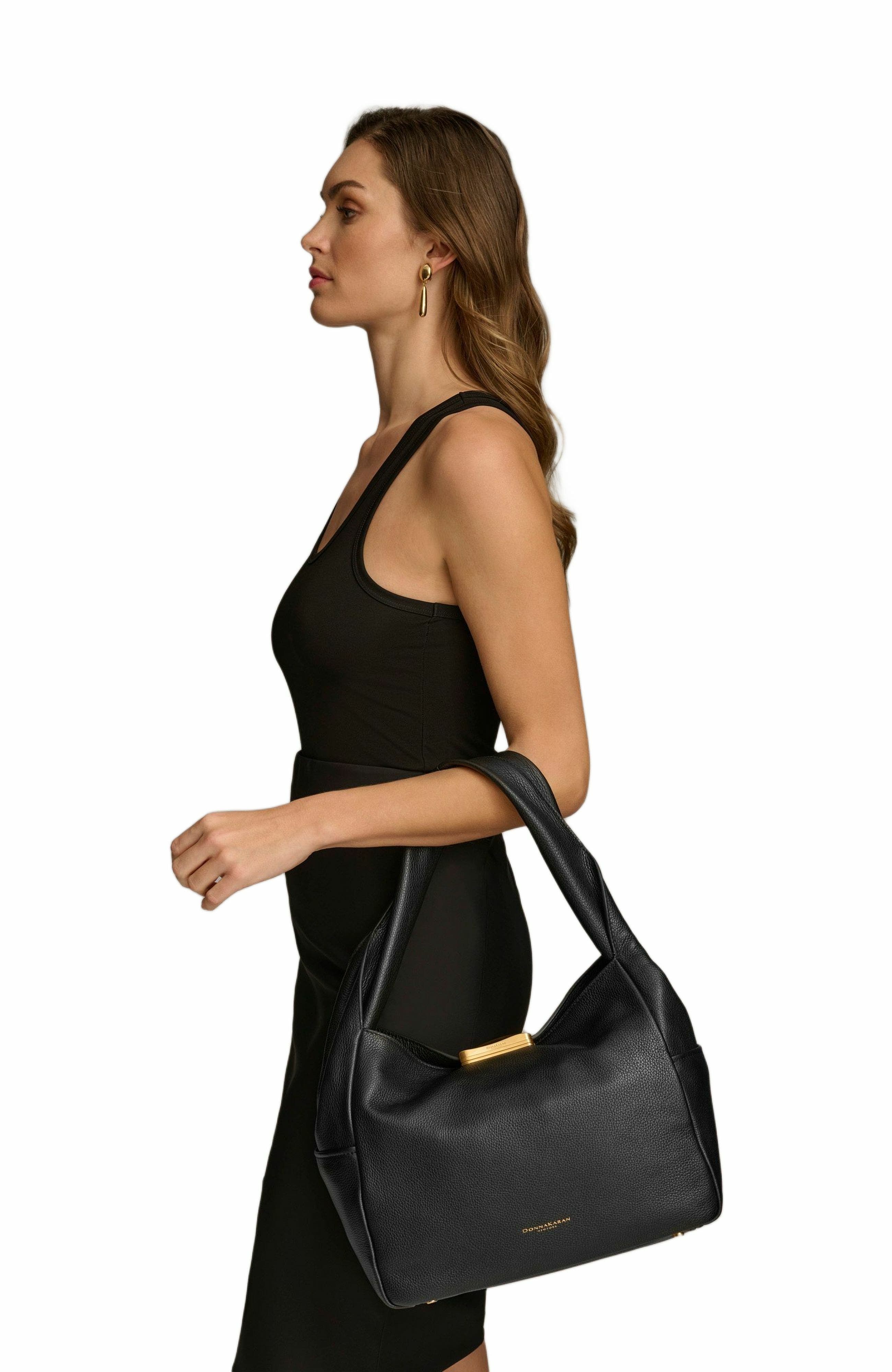 Женские сумки Donna Karan New York Amagansett Shoulder Bag — фото 7