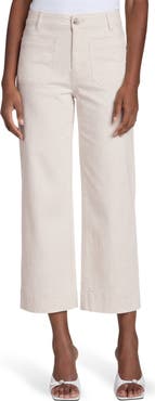 Bagatelle Cropped Cotton Twill Pants