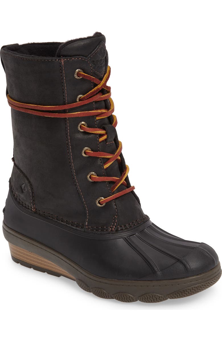 SPERRY TOP-SIDER<sup>®</sup> Sperry Saltwater Wedge Reeve Waterproof Boot, Main, color,