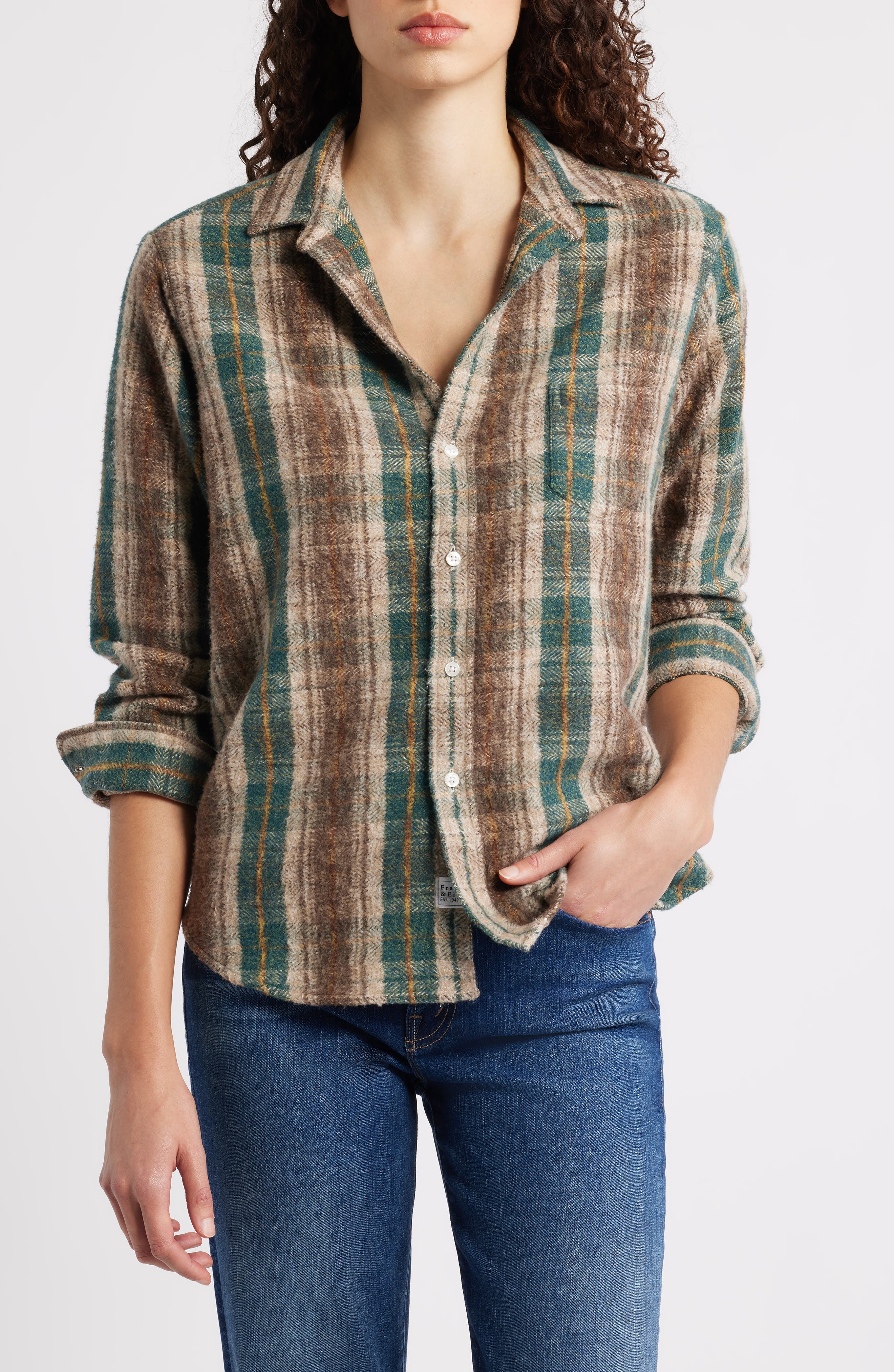 Frank & Eileen Eileen Relaxed Button-up Shirt In Multi