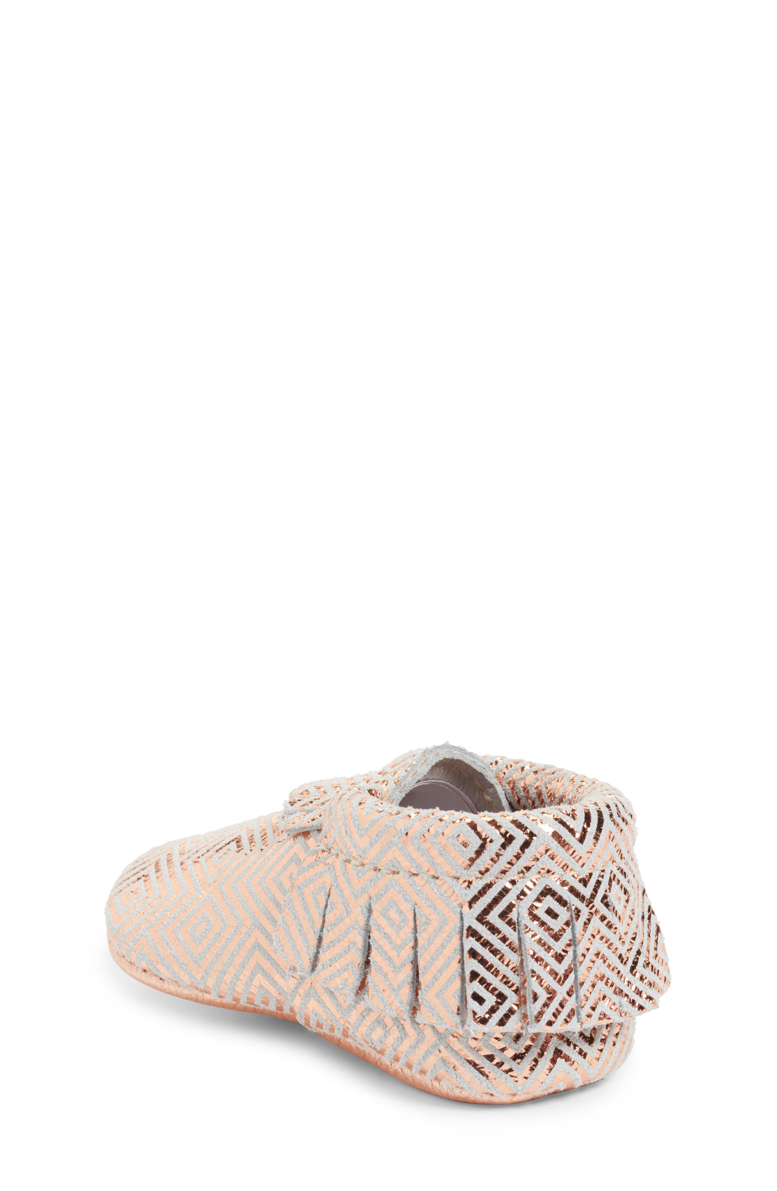 Freshly Picked Metallic Leather Moccasin, Alternate, color, 