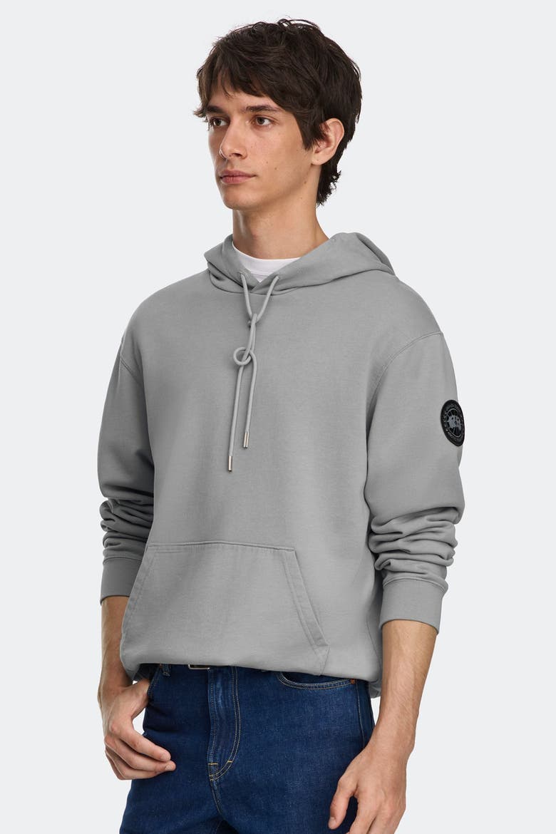 Loon Hoodie Black Disc, Alternate, color, Stratus Grey