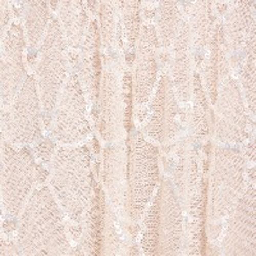 Needle & Thread Heart Lattice Micro Mini Dress In Neutral