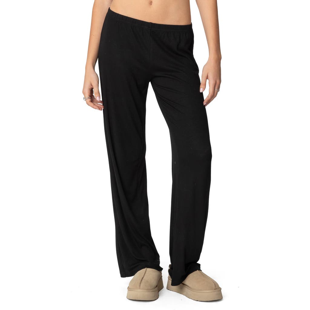Edikted Justina Lounge Pants In Black