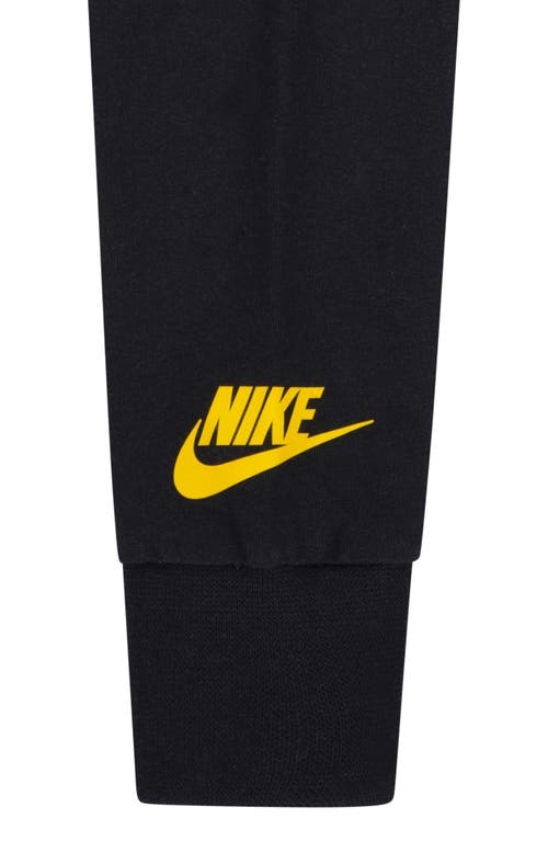 Nike Kids' Boxy Peace Long Sleeve Graphic T-shirt In Black