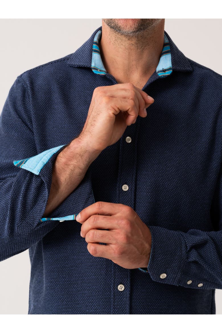 Button Up Shirt, Alternate, color, Dark Blue
