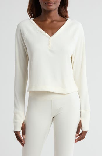 Z by Zella Zen Long Sleeve Waffle Knit Henley | Nordstromrack Z by Zella Zen Long Sleeve Waffle Knit Henley | Nordstromrack