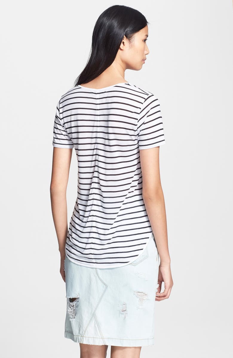 rag & bone/JEAN 'Aria' Stripe Tee, Alternate, color, 