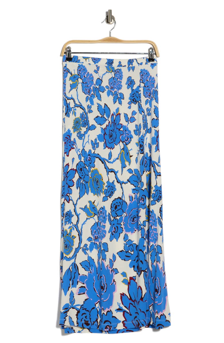 Diane von Furstenberg Isadora Floral Maxi Skirt, Alternate, color, China Vine Degrade