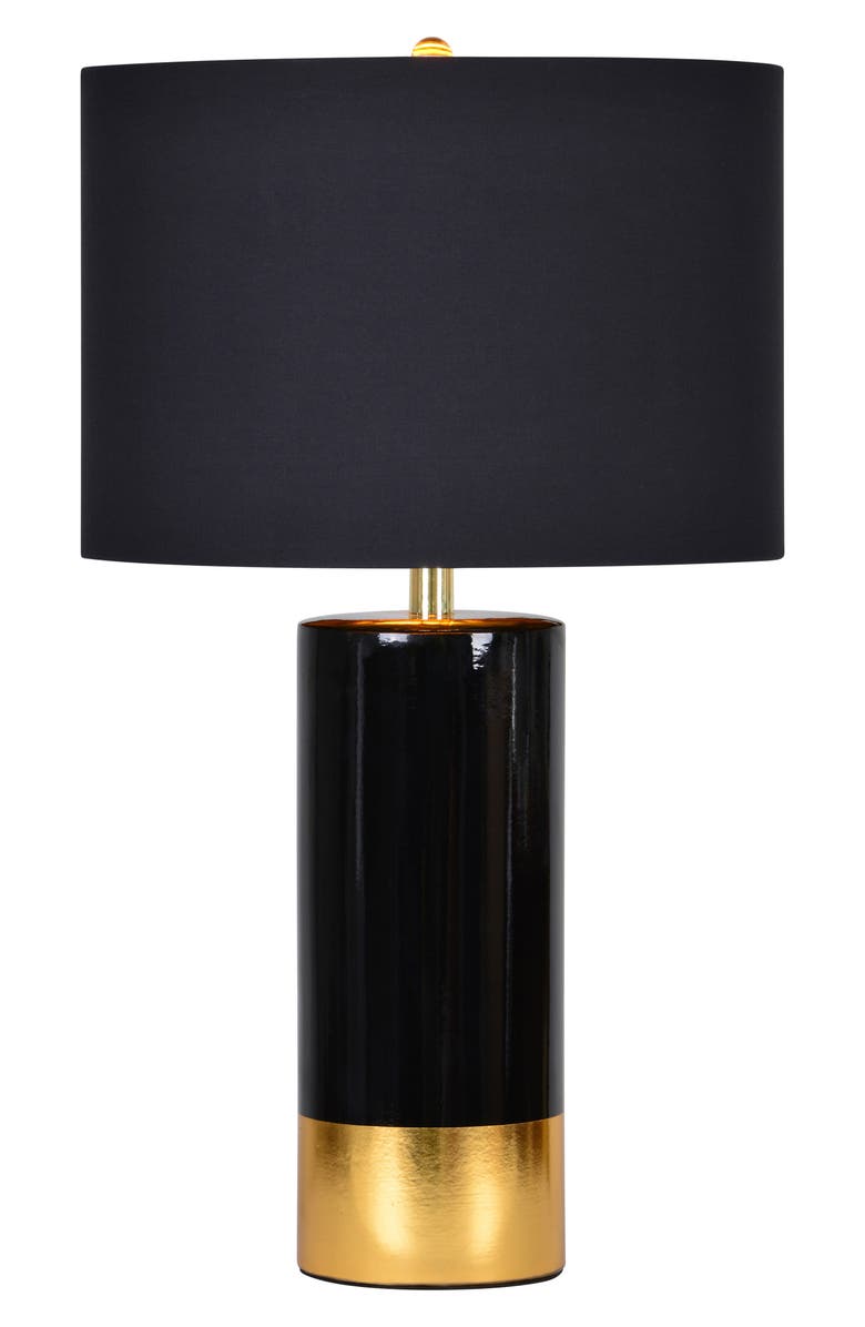 Renwil The Tuxedo Table Lamp, Main, color, Black/ Gold