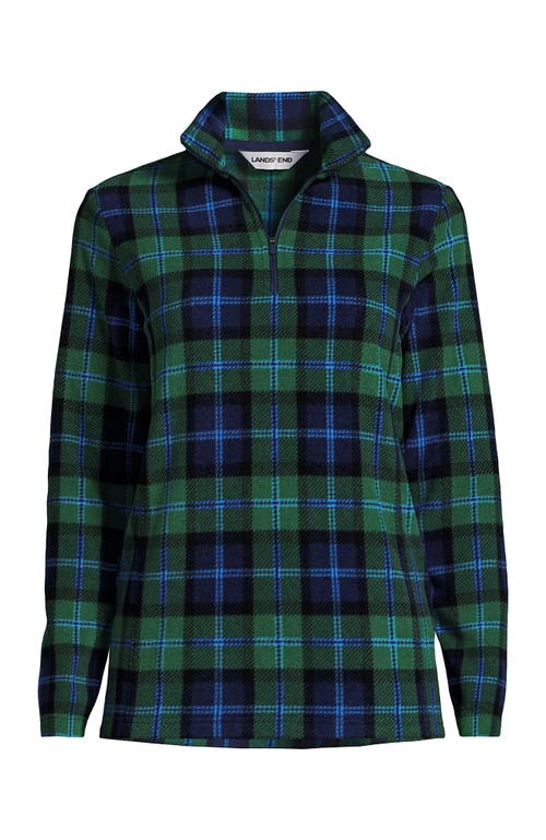 Lands' End Anyweather Fleece Quarter Zip Pullover In Multi
