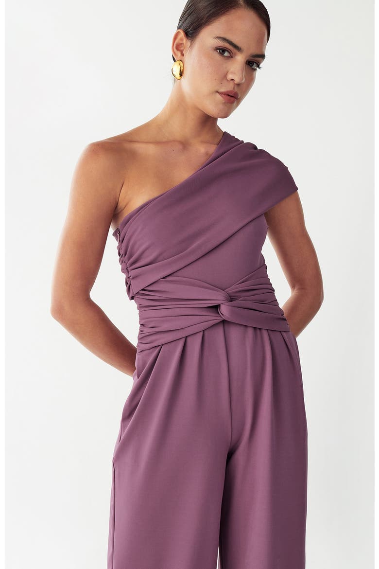 Daisie Jumpsuit, Alternate, color, Mauve Mist