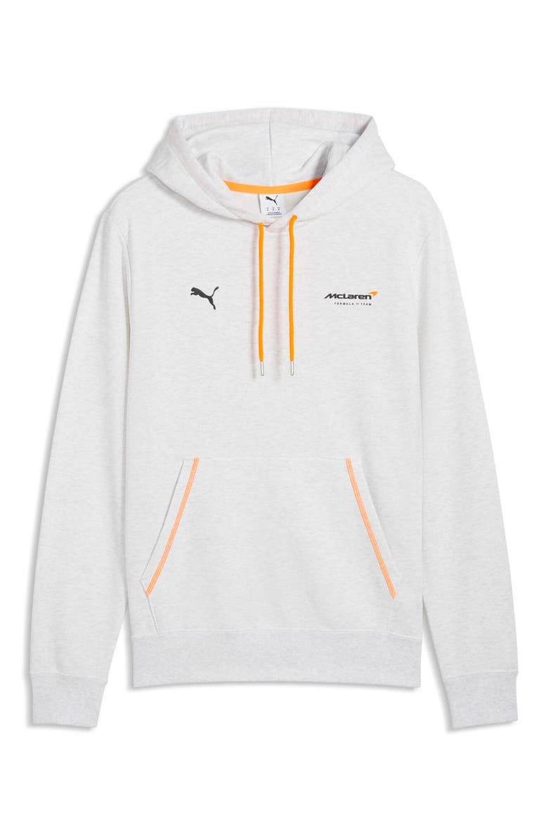 McLaren Cotton Blend Graphic Hoodie, Alternate, color, WHITE GLOW HEATHER