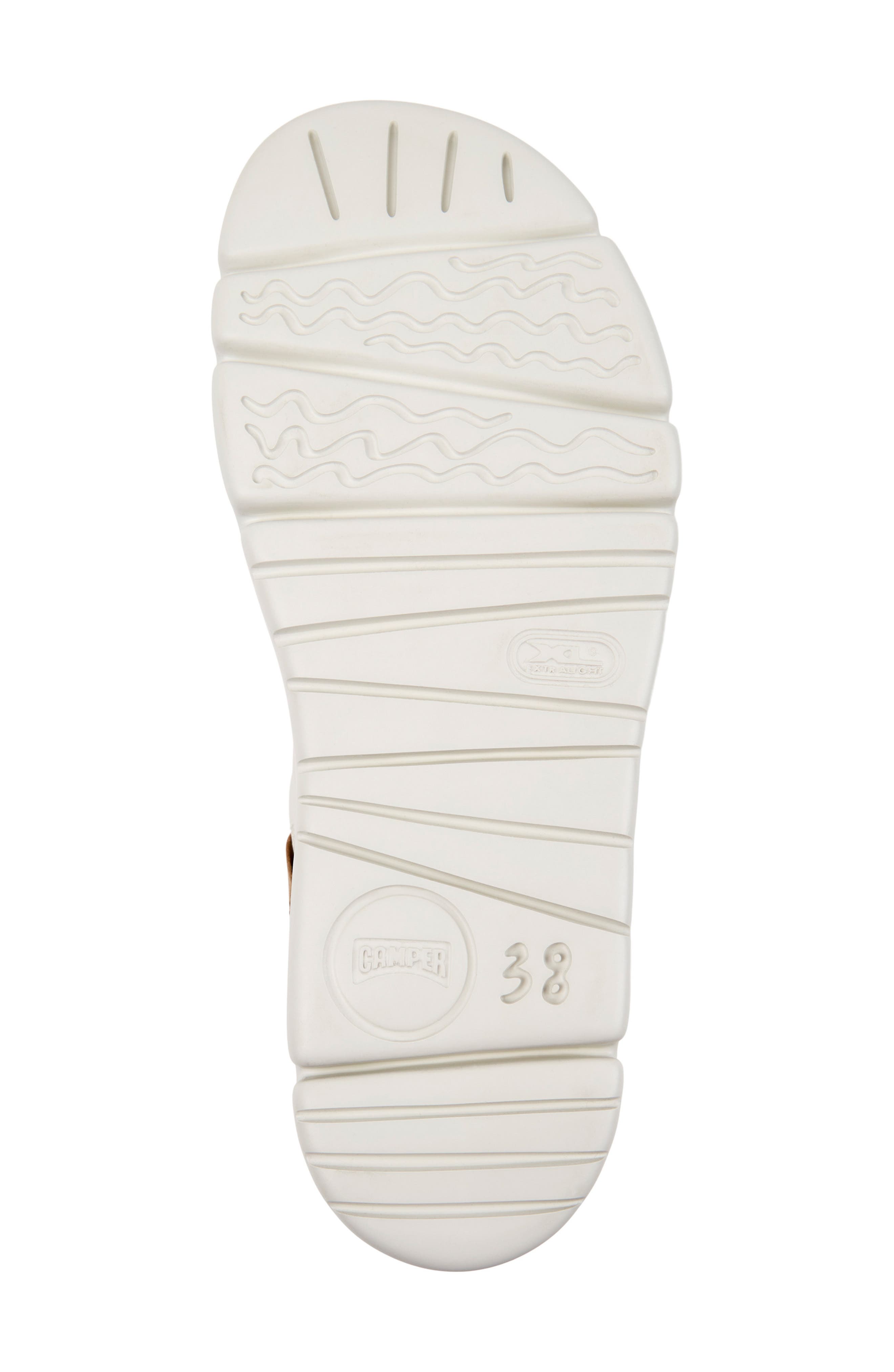 Camper Oruga Up Platform Sandal, Alternate, color, White Natural